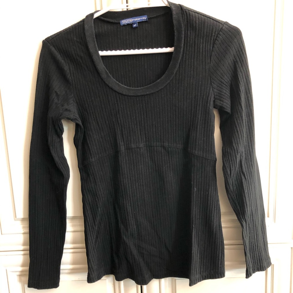 😎👶40% OFF Thyme Maternity long sleeve cotton shirt